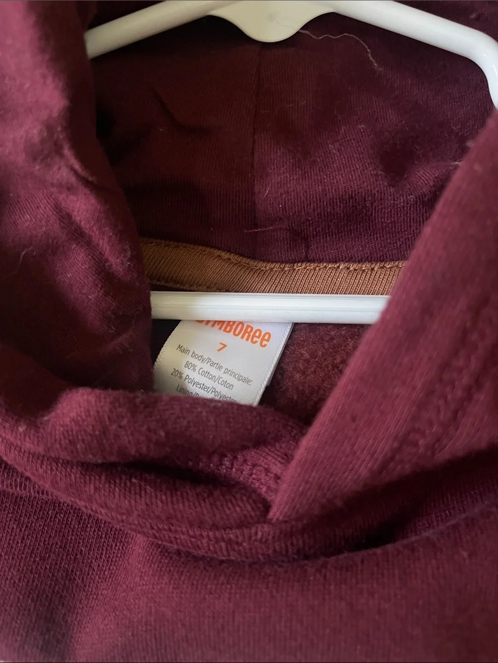 Gymboree Maroon & Rust Hoodie Sweatshirt and pants Set